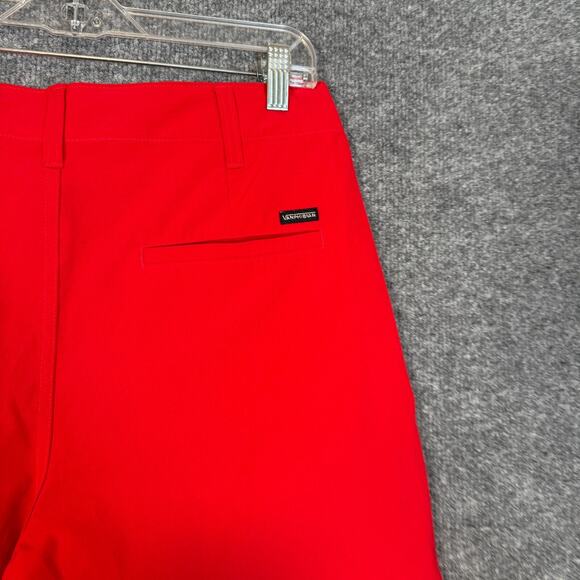 Vans Swim Trunks Mens 32 Red Vanphibians Board Shorts Belt Loops Hybrid Beach - Picture 8 of 8